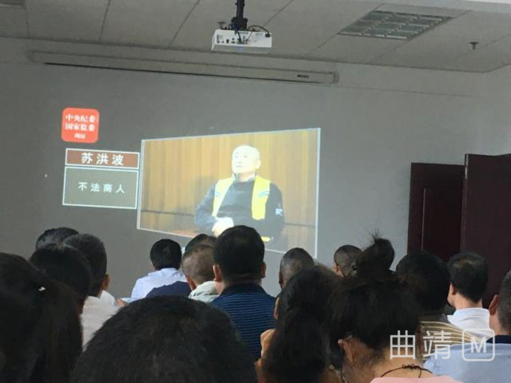 leyu乐鱼(中国)开云官方网站-登录入口组织公司中高层管理人员观看警示教育片《政治掮客苏洪波》